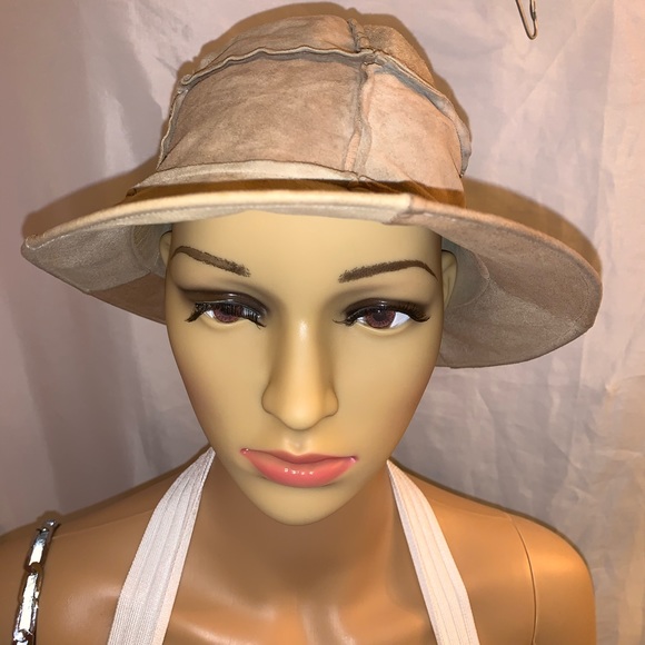 vintage auth CHANEL size 56cm suede BUCKET HAT main image 12